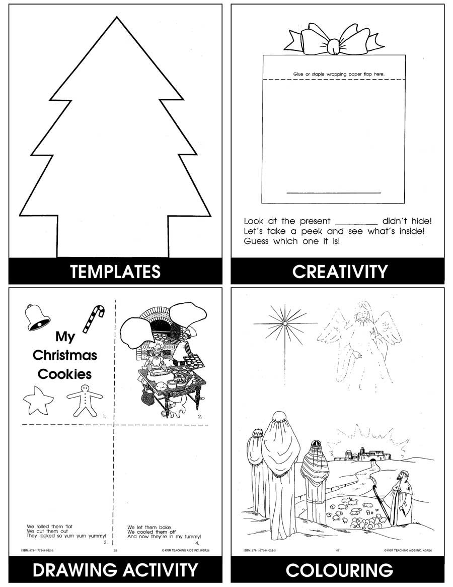 LET'S CREATE CHRISTMAS BOOKS Gr. K-3 - eBook