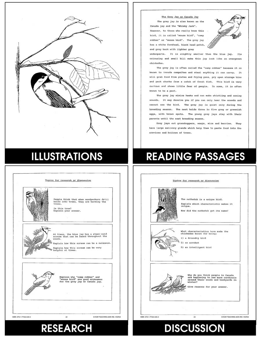 BIRDS IN WINTER Gr. 3-5 - eBook