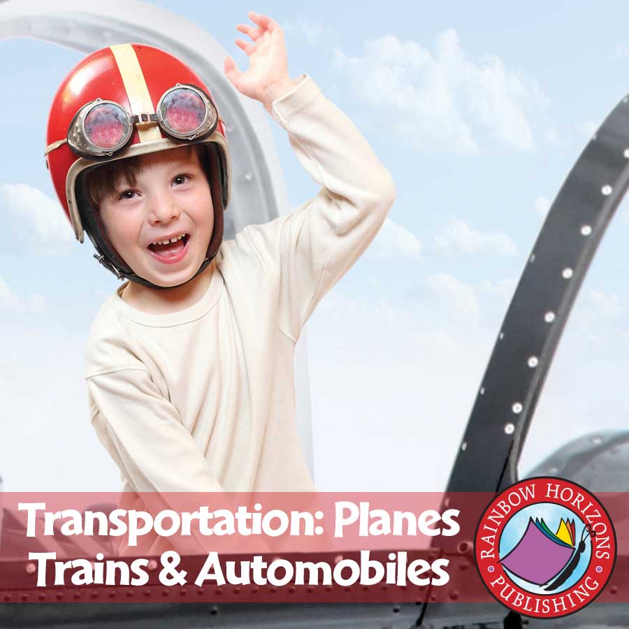 Transportation: Planes, Trains & Automobiles Gr. 1 - eBook