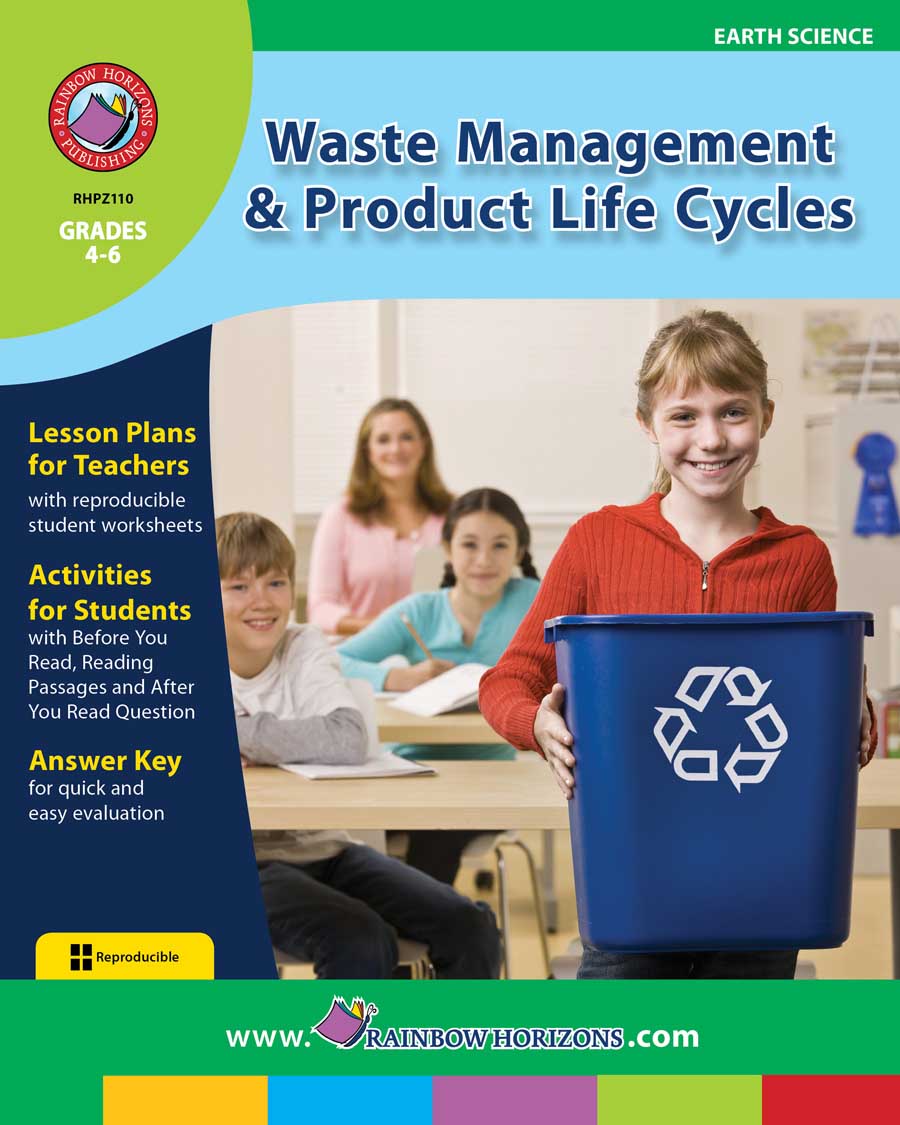 Waste Management & Product Life Cycles Gr. 4-6 - print book