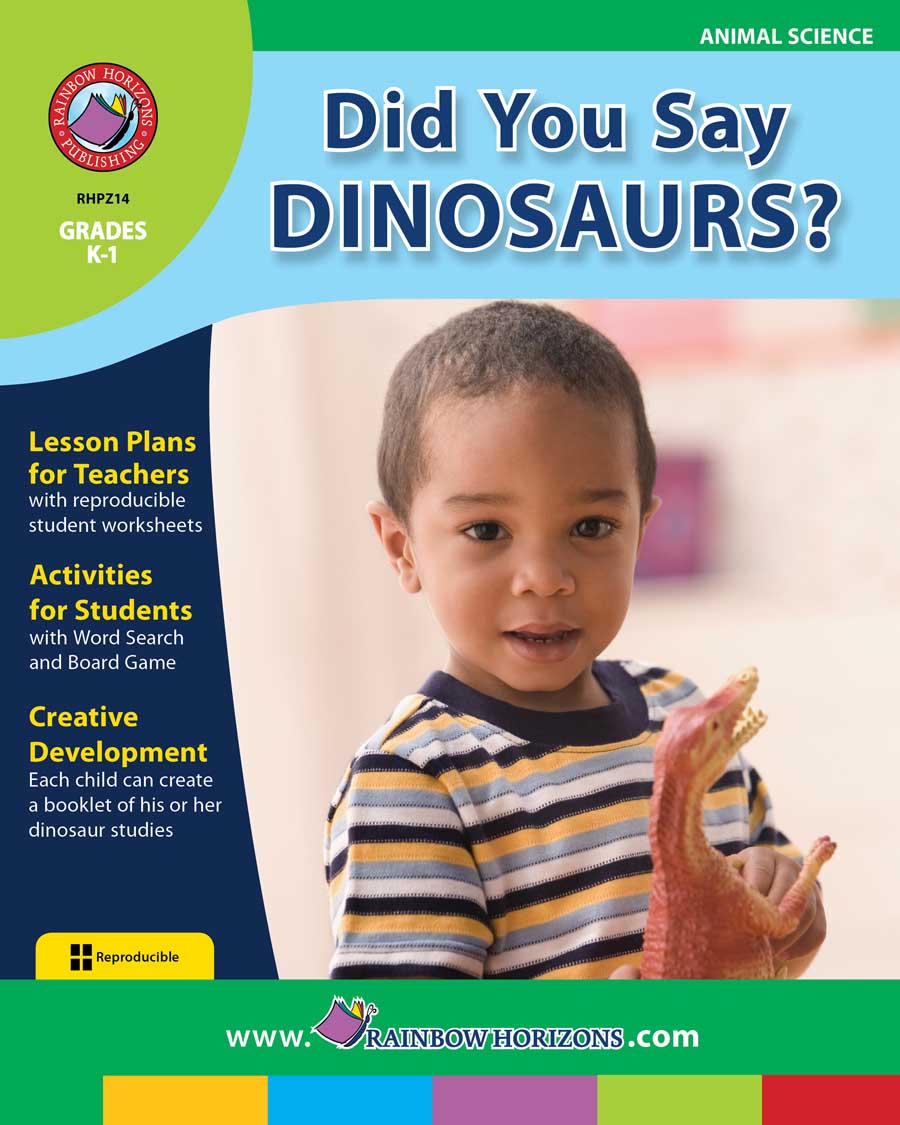 Did You Say Dinosaurs? Gr. K-1 - print book