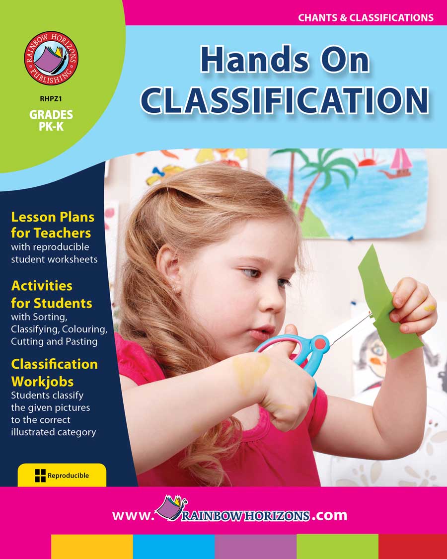 Hands On Classification Gr. PK-K - print book