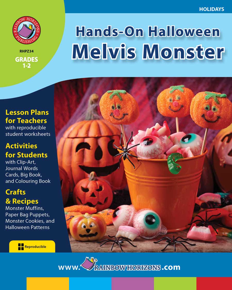 Hands-On Halloween: Melvis Monster Gr. 1-2 - print book