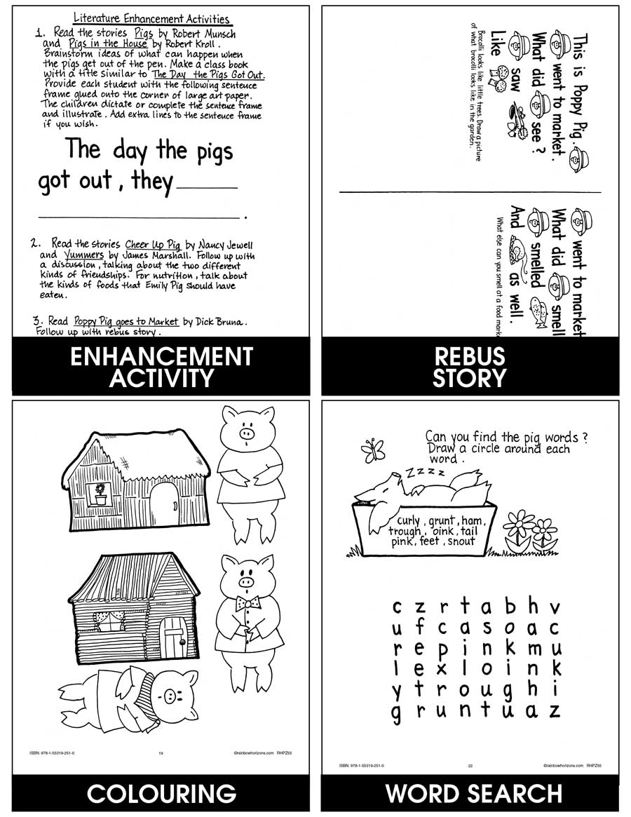 Pigs Gr. K-2 - print book