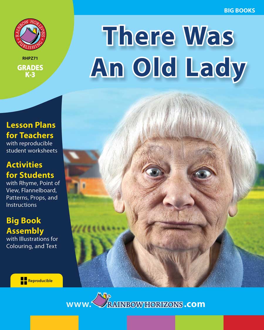 Big Book: There Was An Old Lady Gr. K-3 - print book